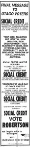 1981 Nov 27 Social Cred