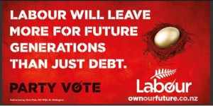 Labour Nestegg billboard